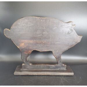 Wood Pig Cutout Farmhouse Decor Rustic Target Home Figural 14in